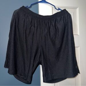 Men’s XL Layer 8 Quick-Dry Heather Black Shorts